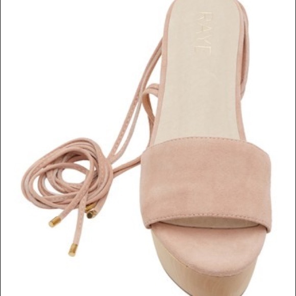 Raye Finley Wedge Sandal In Ballet - Picture 3 of 7